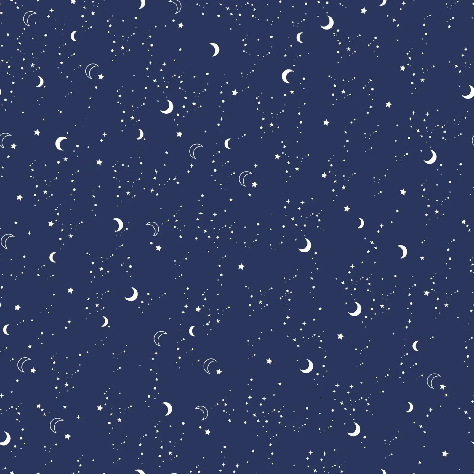 Stars and moon night navy background acrylic glass by gulsengunel