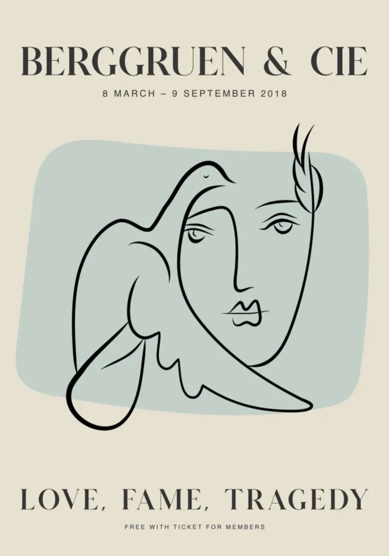 Berggruen & Cie Love Fame Tragedy Dove Face forex plate by homdeco