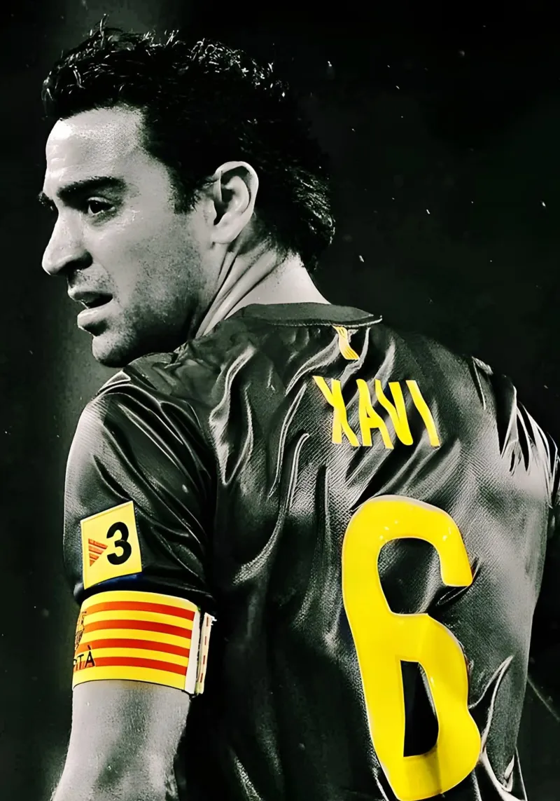 Xavi Hernández pellicola backlit da Low poly art