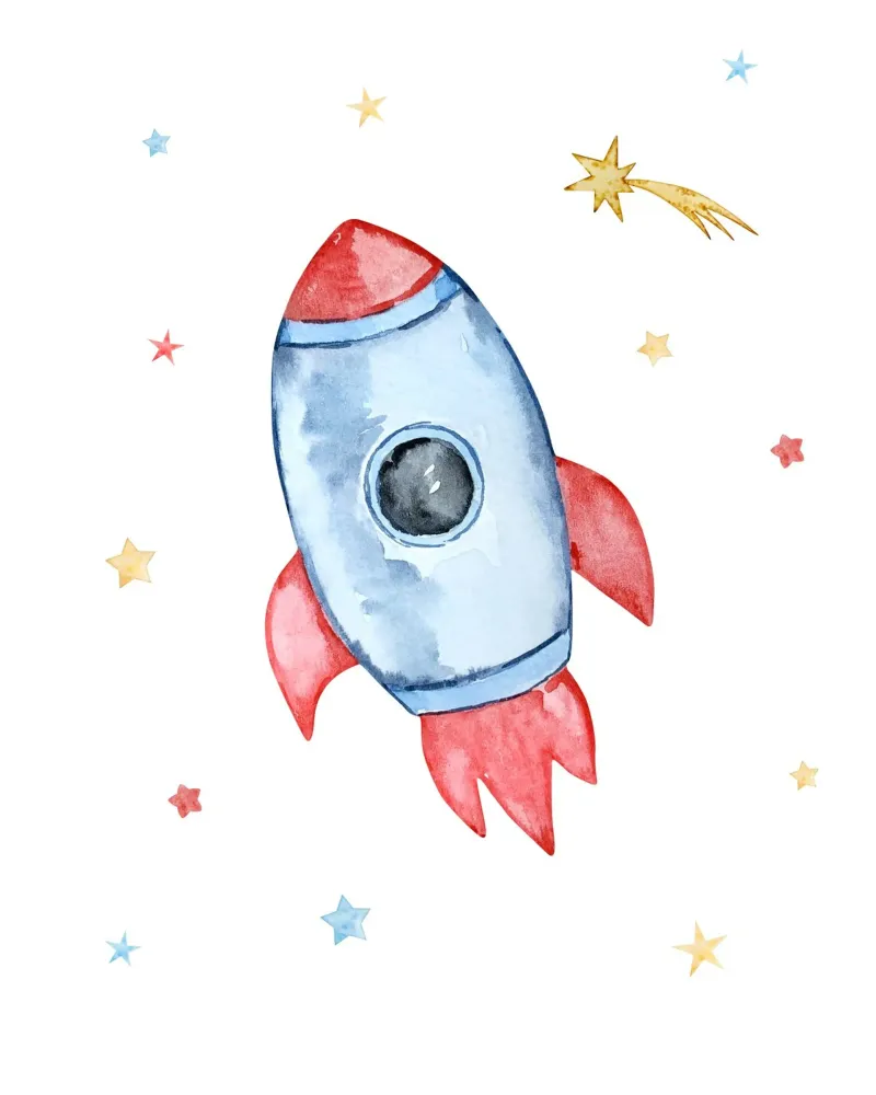 rocket and star carta hahnemühle da vintageshop