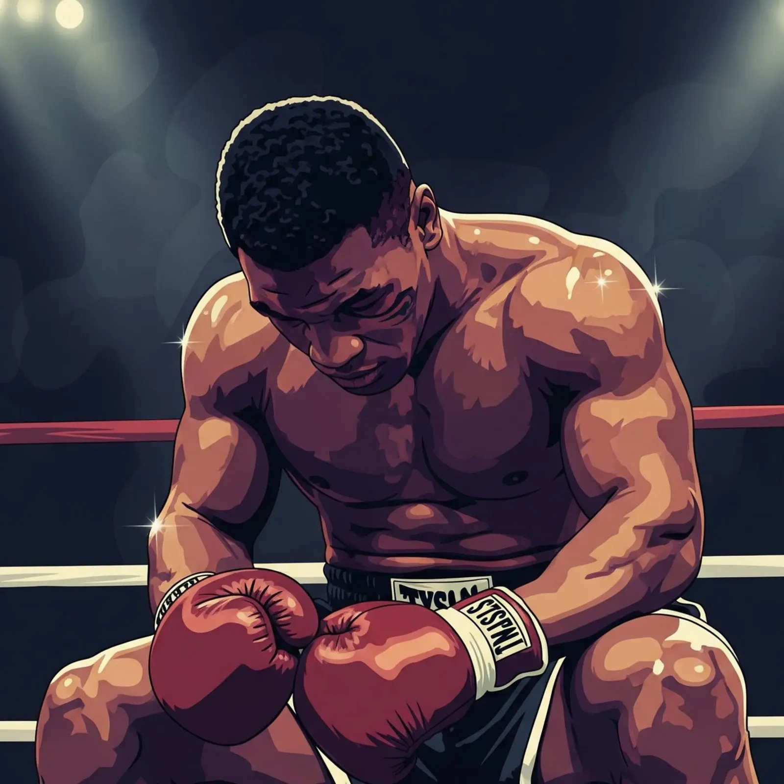 Mike Tyson the Legend pellicola backlit da Lembayung art
