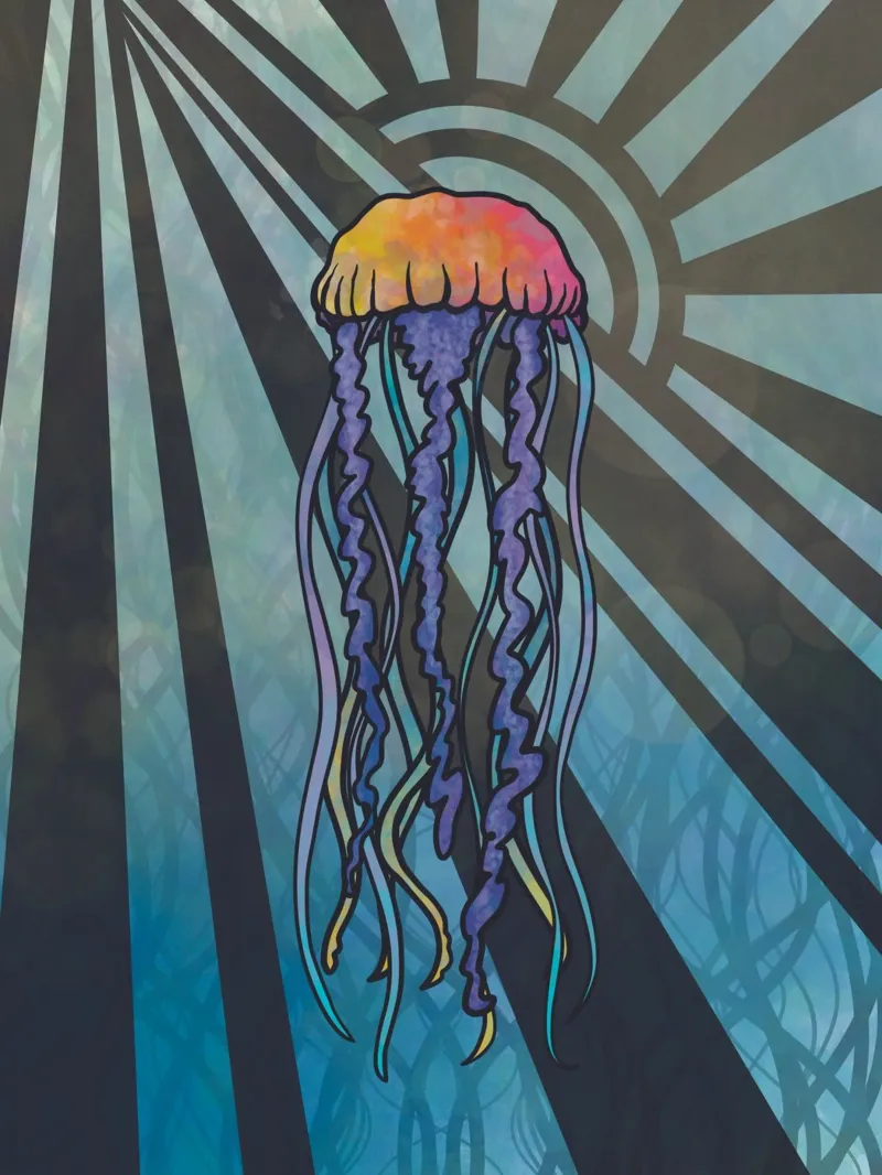 Geo Jellyfish pellicola backlit da KP Design