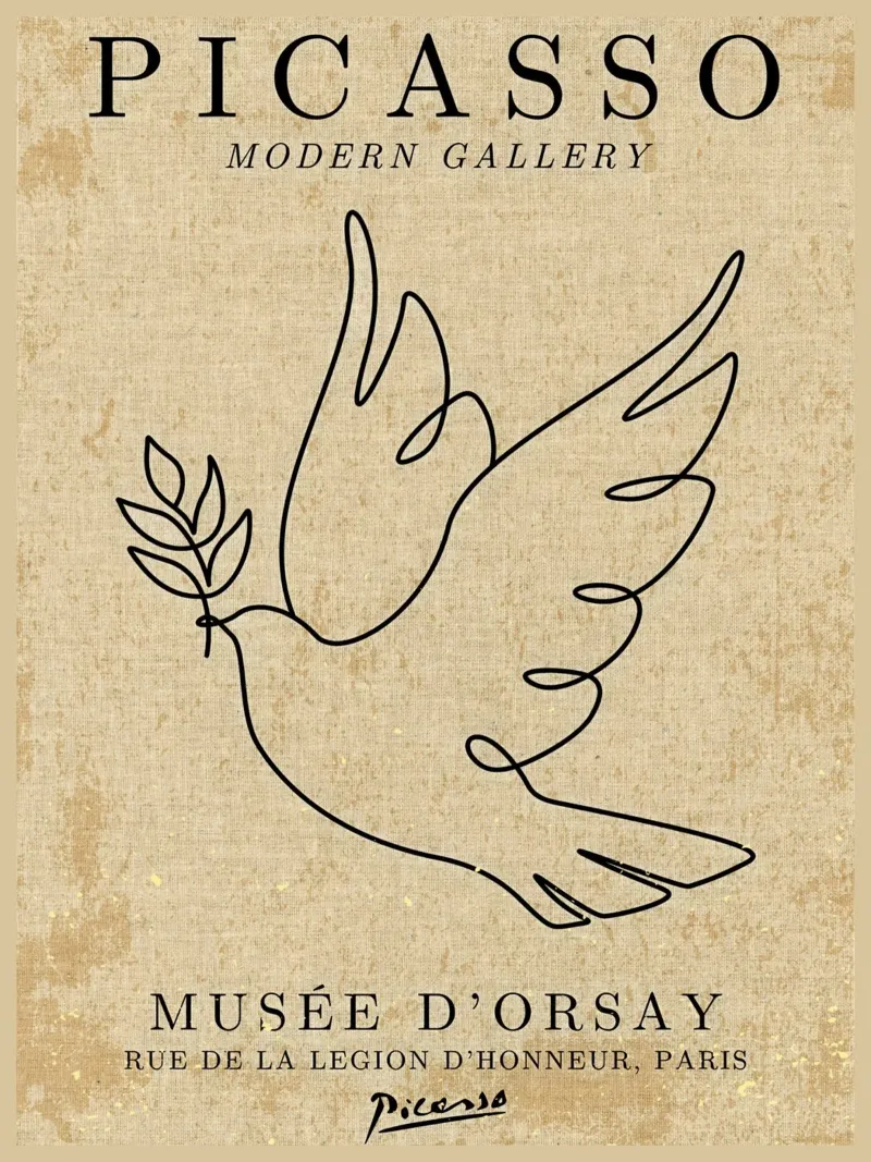 Picasso Dove Print carta hahnemühle da Andrew S Morrison