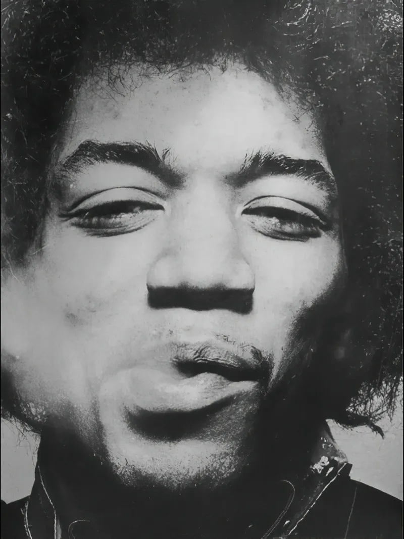 Jimi Hendrix pellicola backlit da Musadad Shop