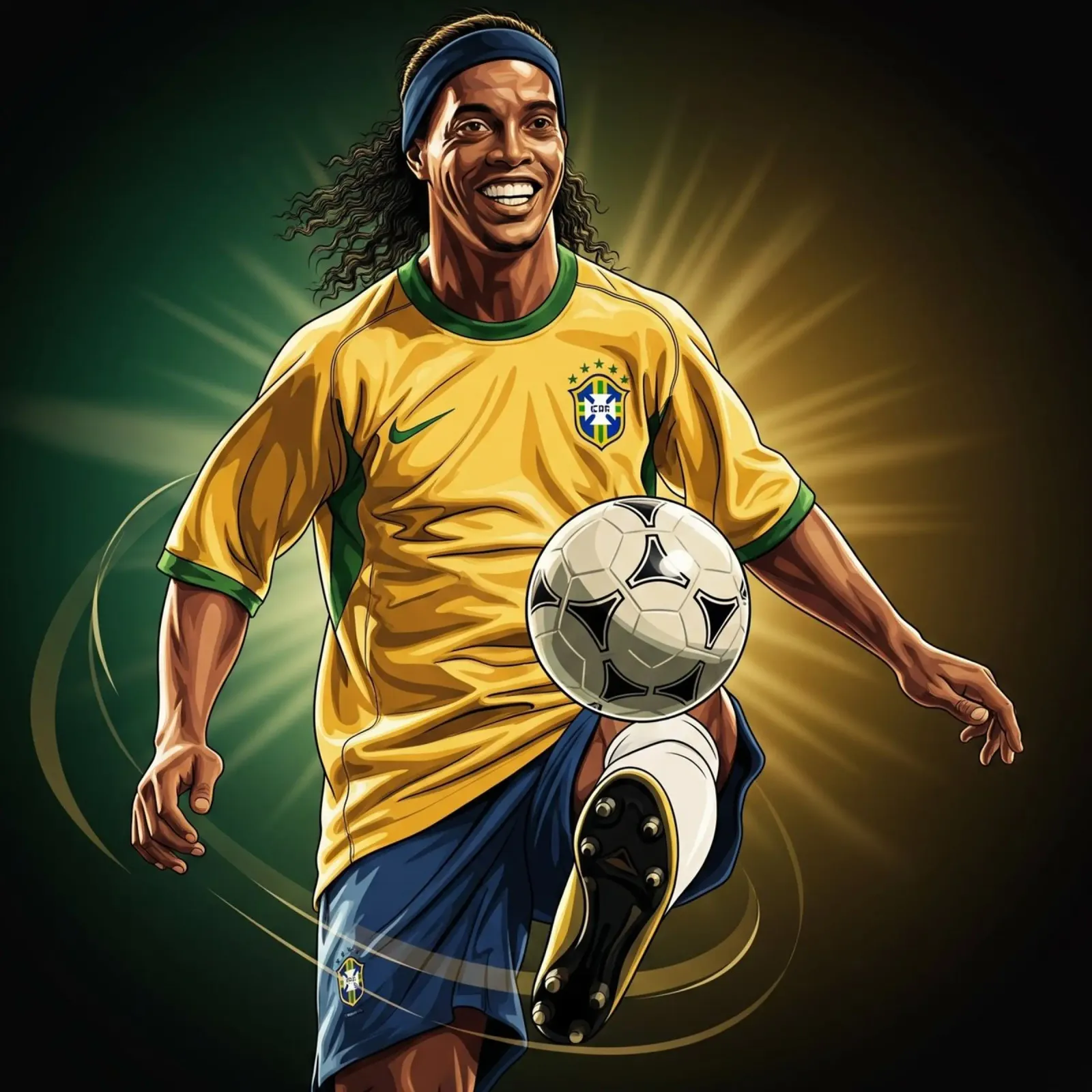 Ronaldinho style pellicola backlit da Lembayung art