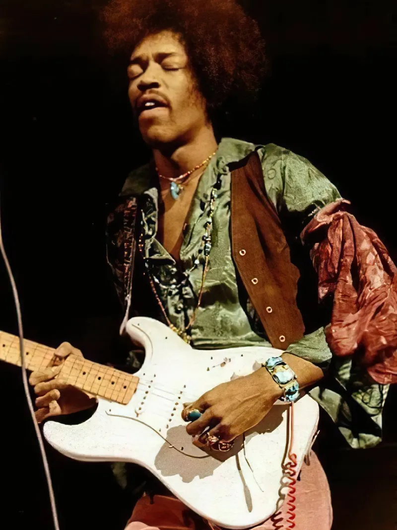 Jimi Hendrix pellicola backlit da Musadad Shop