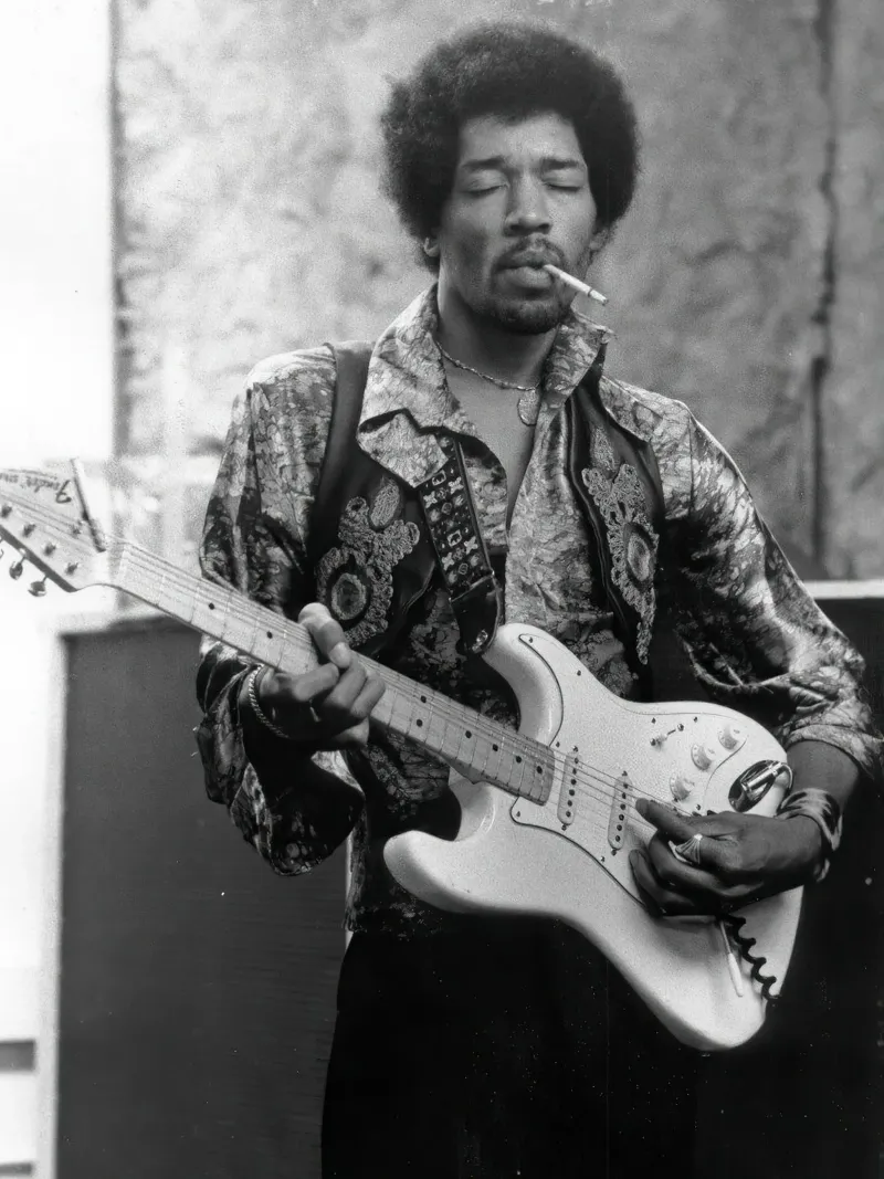 Jimi Hendrix pellicola backlit da Musadad Shop