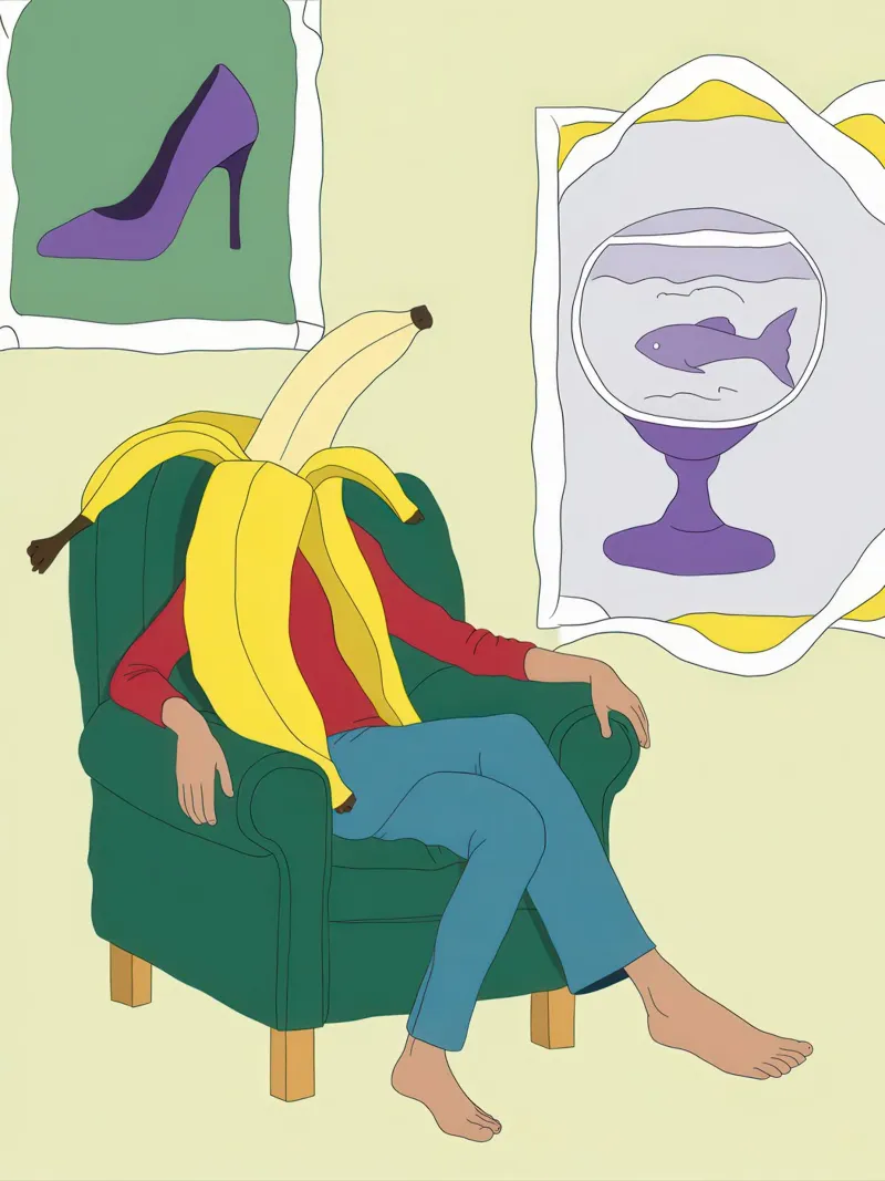 Sogno di una boccia di banana pellicola backlit da Prism Ritual