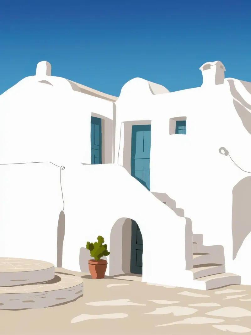 Cliffside Whitewashed Dream canvas by Prism Ritual