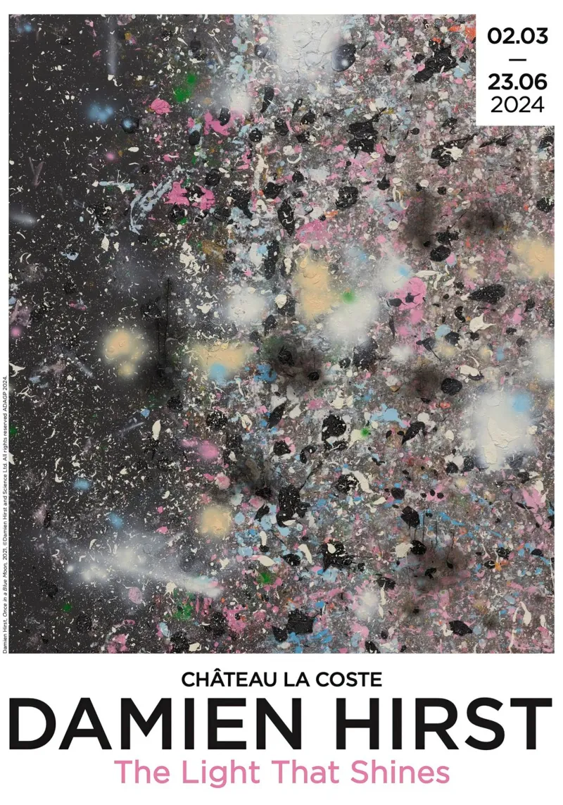 Damien Hirst La luce che illumina 2024 pellicola backlit da Romeyoprints