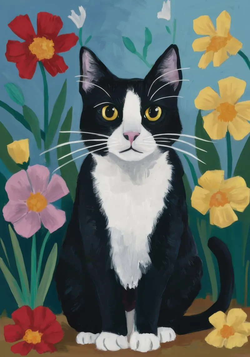 Tuxedo Tulip Gaze hahnemühle by Prism Ritual