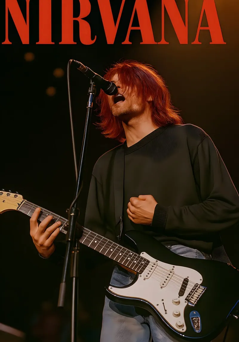 Nirvana - MTV Live And Loud 1993 pellicola backlit da DGUnder