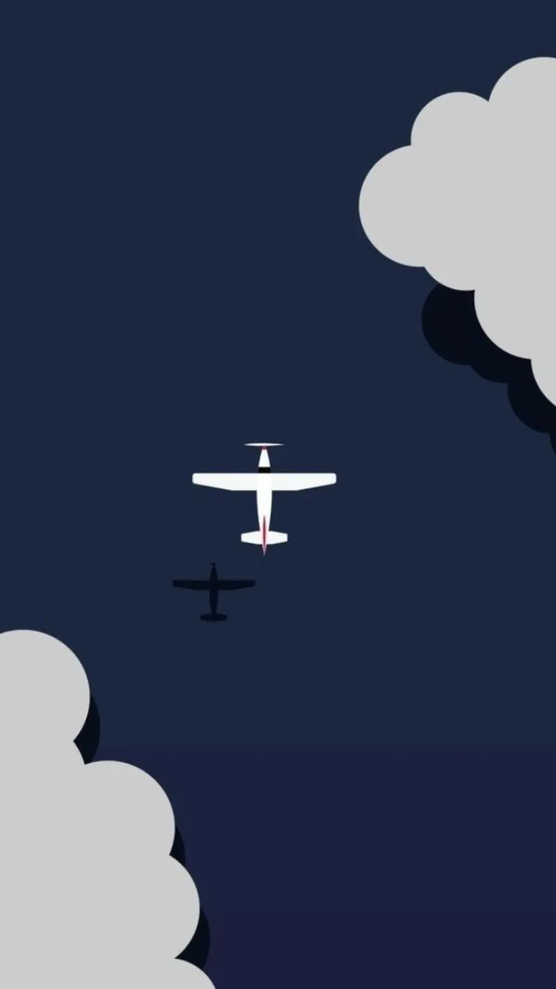 silhouette aircraft pellicola backlit da prindy