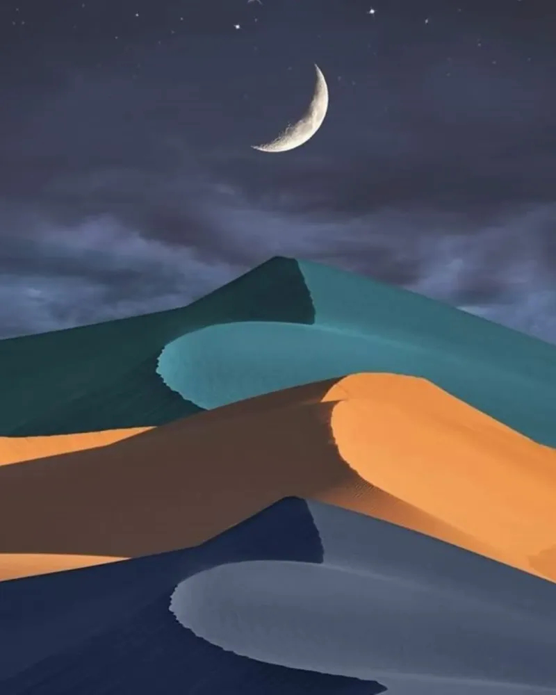 shapes isolated moon pellicola backlit da Histrol