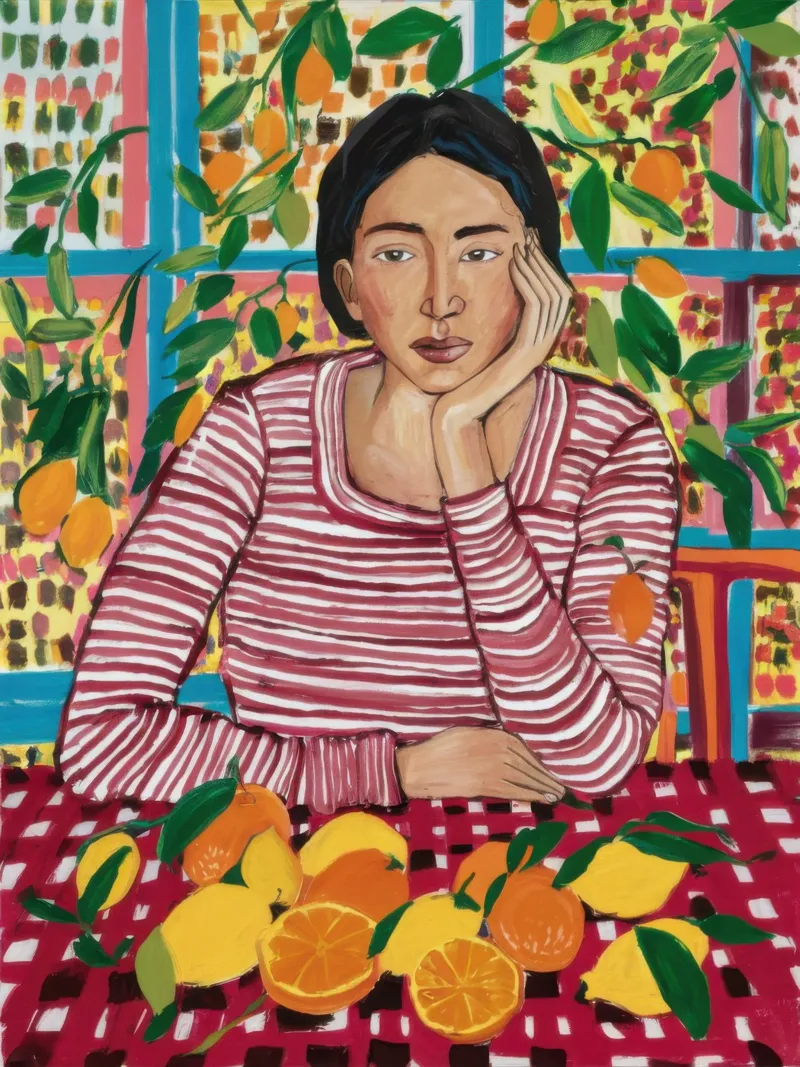 Abundance at the Table canvas by Flock Reverie