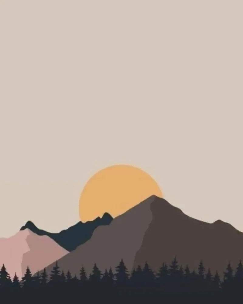 landscape minimal design plexiglass da twillight
