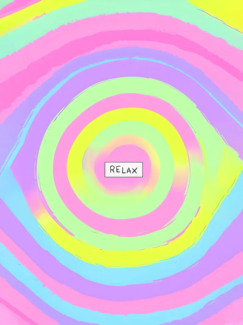 Relax astratto a pastello pellicola backlit da 🥝 KIWI STORE
