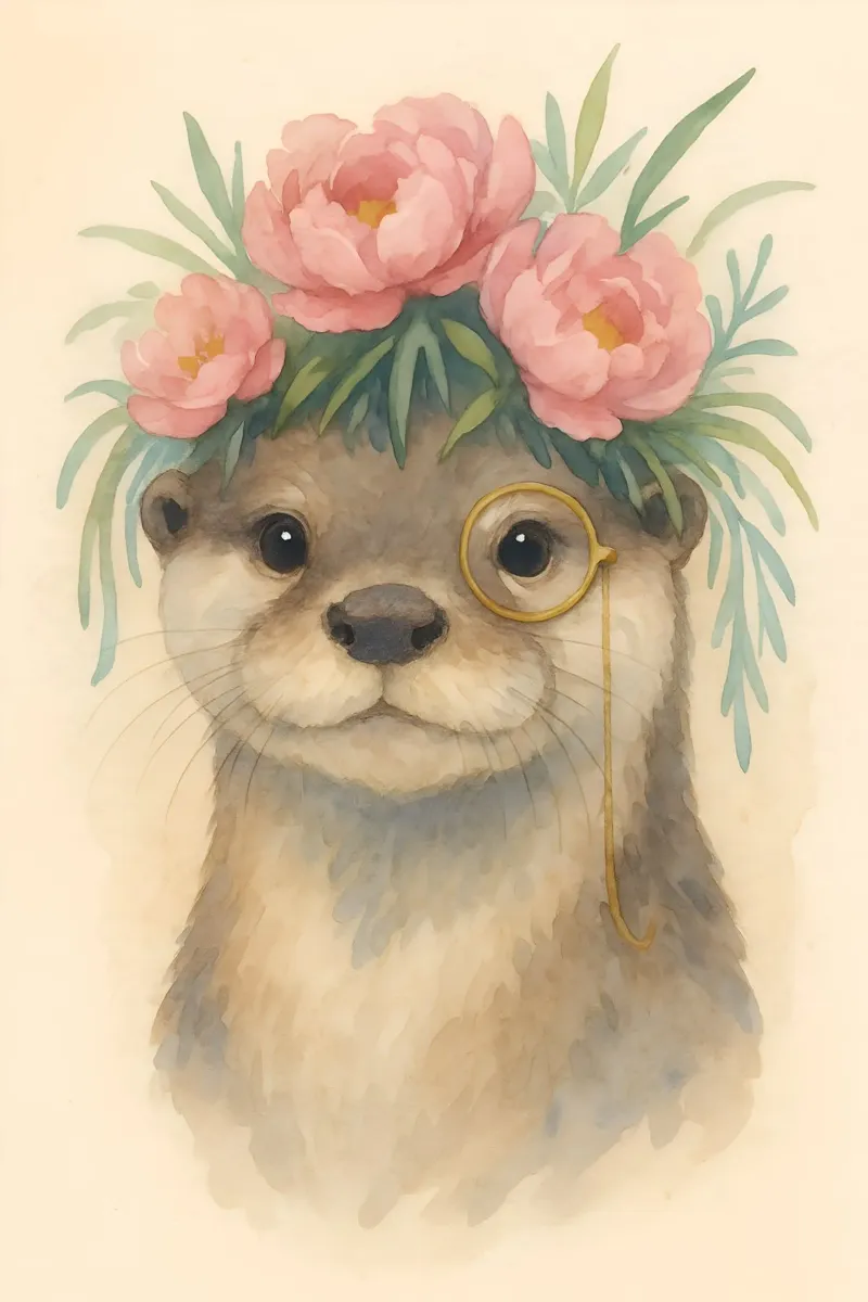 Die sanfte Otter-Rebe Hahnemühle von Graceful Desine