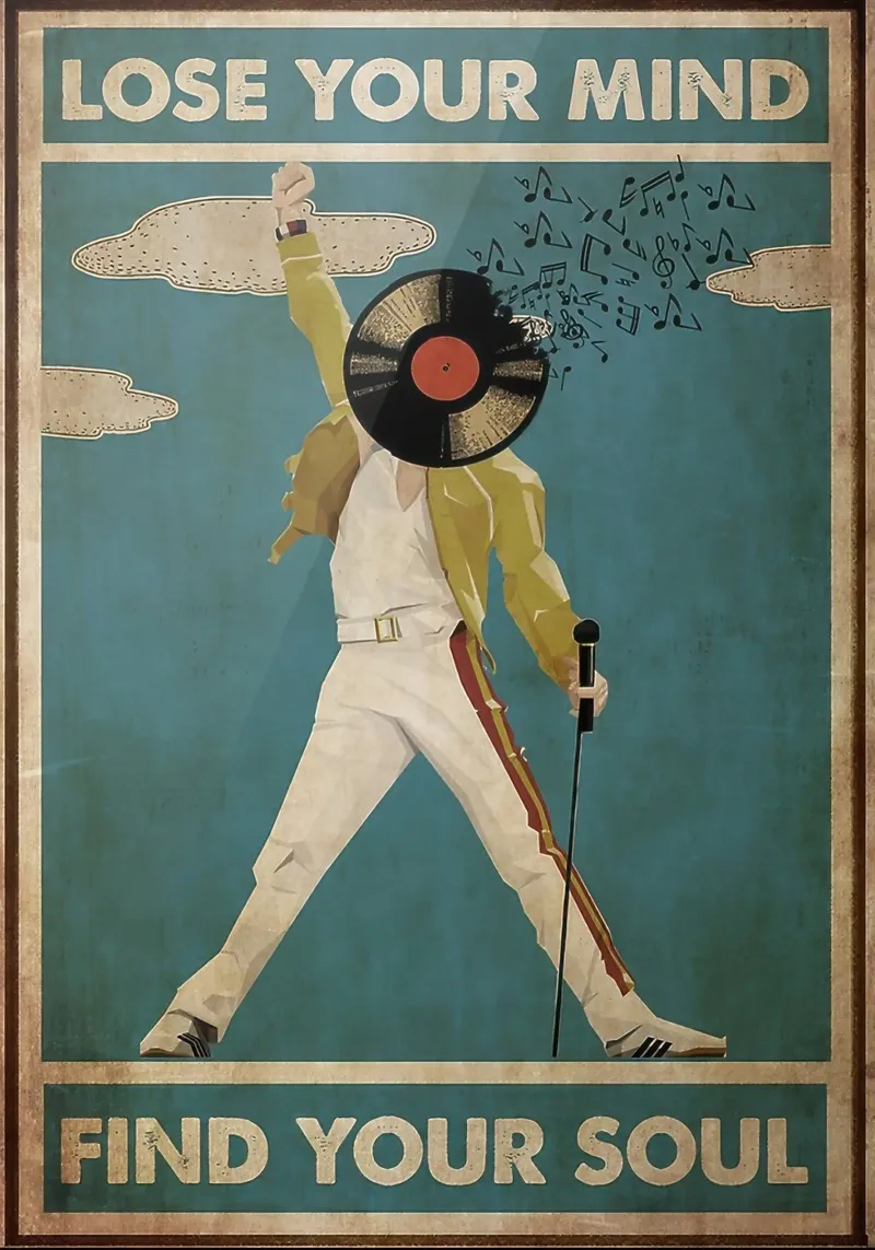 Fredie Mercury Perdere la mente e trovare l'anima pellicola backlit da hibbs ronniee