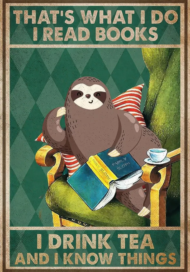 Das tue ich Ich lese Bücher Ich trinke Tee Hahnemühle von hibbs ronniee