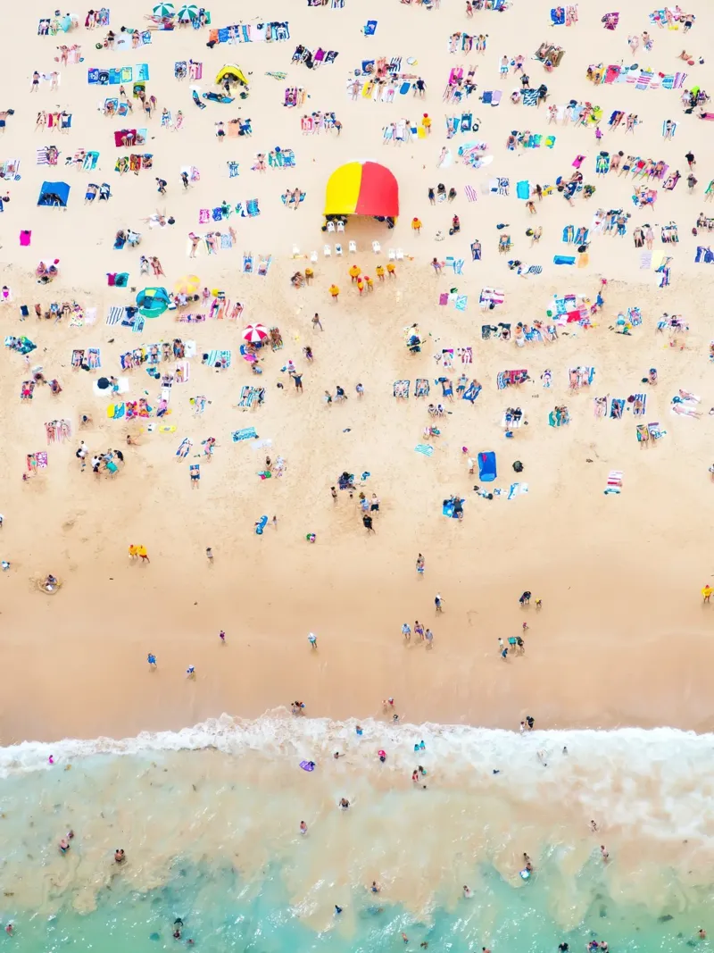 Coogee Beach Triptych hahnemühle by Takeme