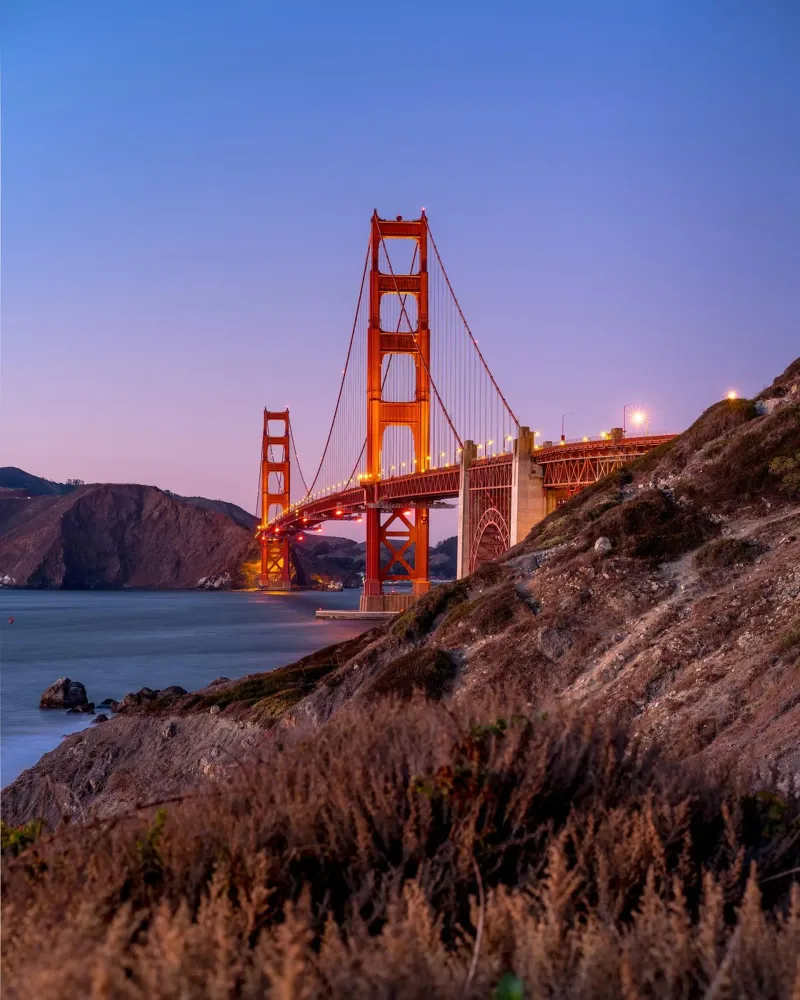 Visione del Golden Gate, San Francisco carta hahnemühle da Wanderlust Vibes