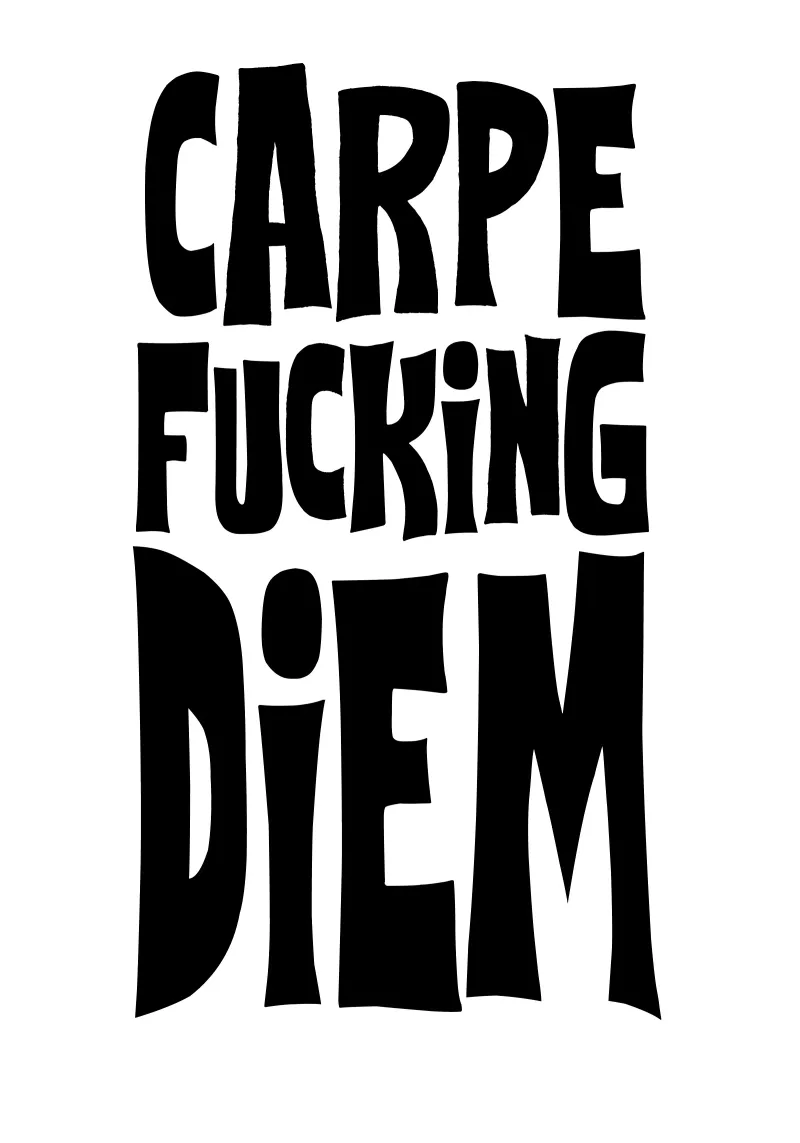 Carpe Diem pellicola backlit da Flo Klein
