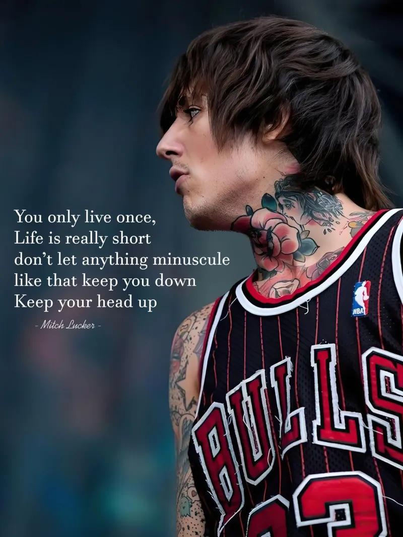 Mitch Lucker Suicide Silence canvas met Baklijst van Musadad Shop