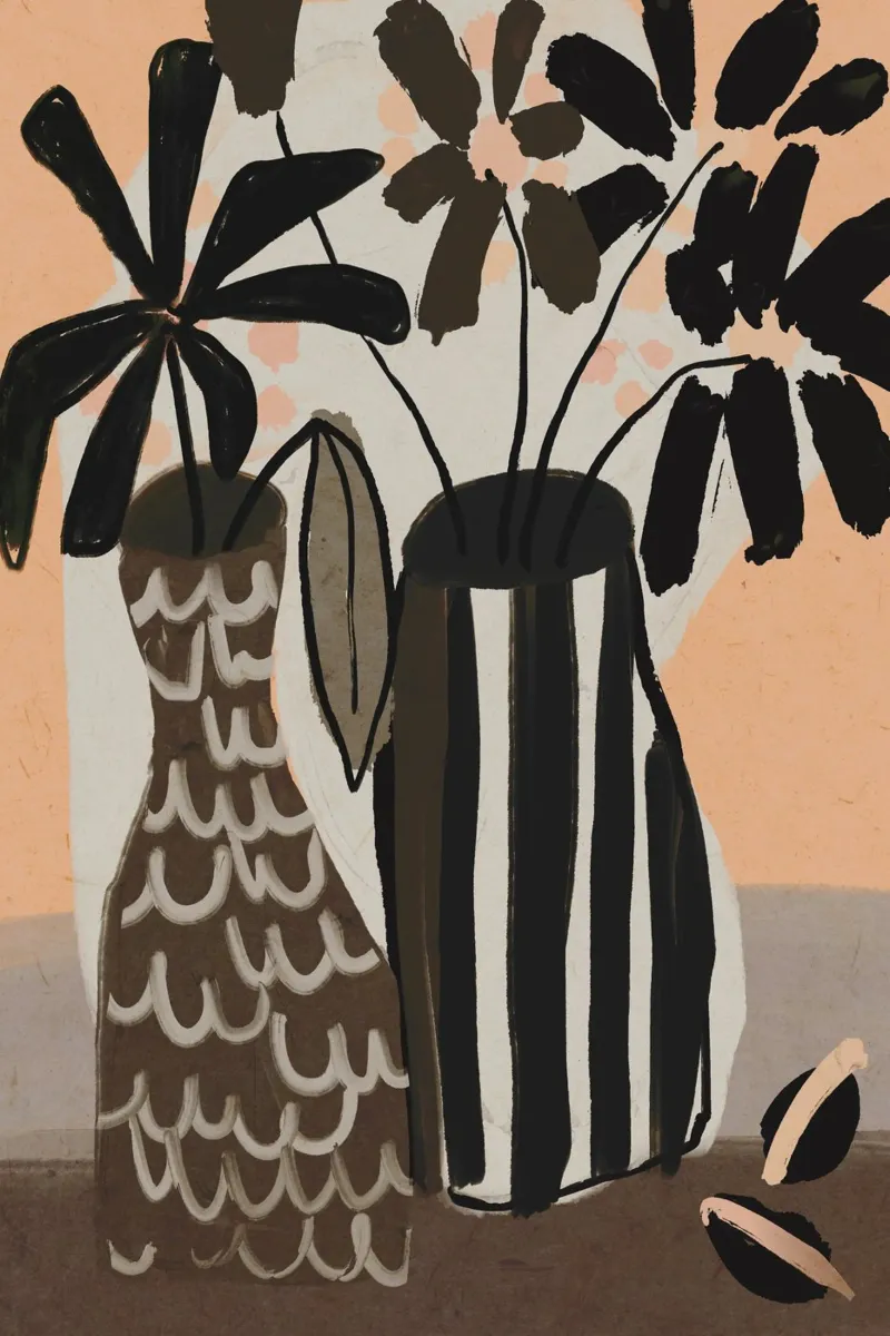 Still Life With Vases alluminio dibond da treechild