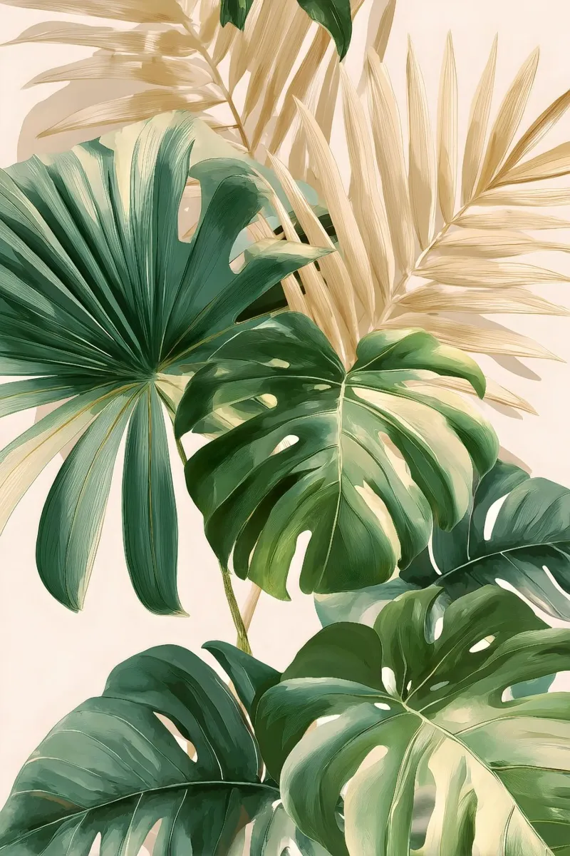 Foglie di Monstera pellicola backlit da Studio Verde