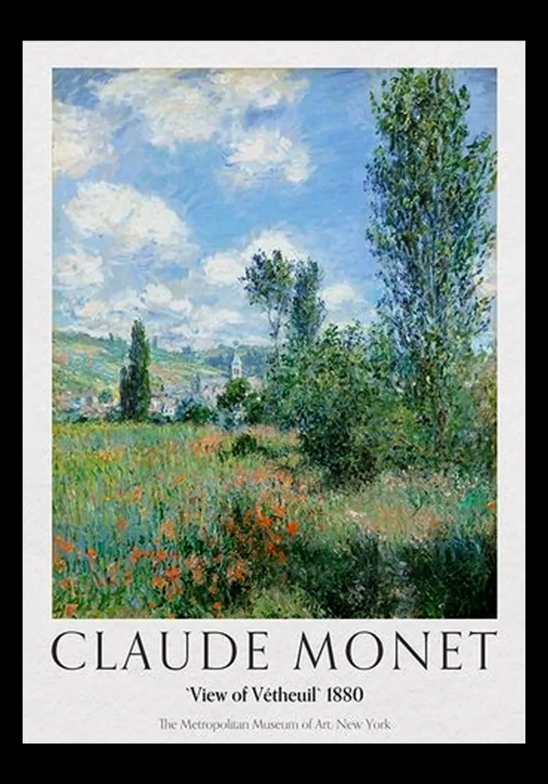 Poster Claude Monet pellicola backlit da https://www.juniqe.com/uk/shop/Henndraws