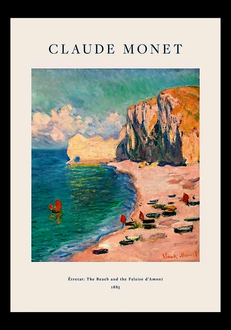 Vista d'epoca su spiaggia e montagna pellicola backlit da https://www.juniqe.com/uk/shop/Henndraws