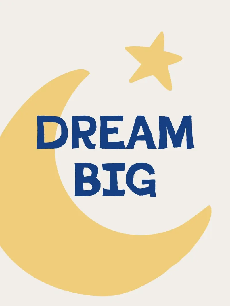 Dream Big alluminio dibond da we line studio - art