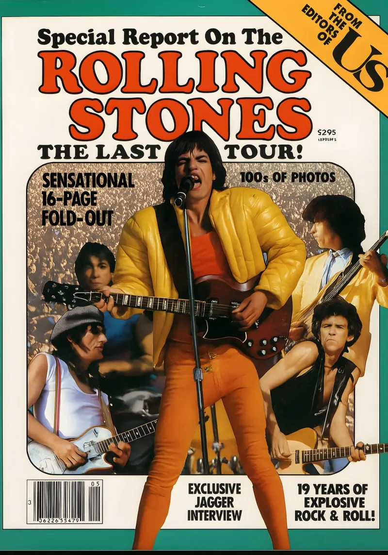 Rolling Stone 1981 US Magazine Special Report pellicola backlit da DGUnder