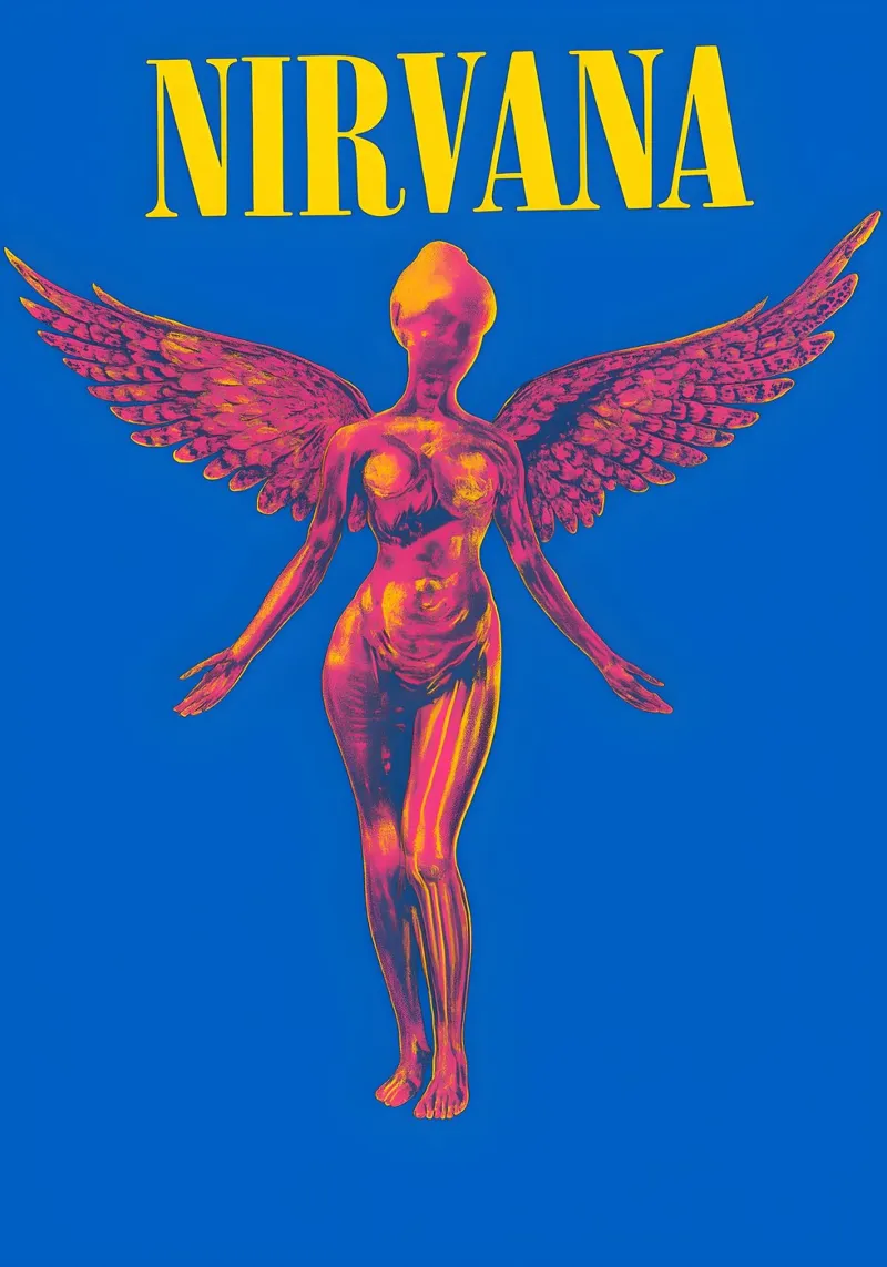 SAARAV Nirvana Concert Poster Kurt Cobain Rock Music Aesthet hahnemühle by DGUnder