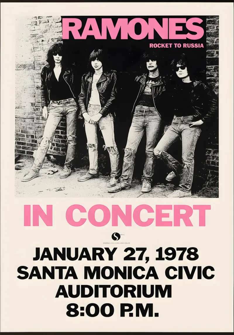 The Ramones Rocket to Russia Sire Records 1978 hahnemühle by DGUnder