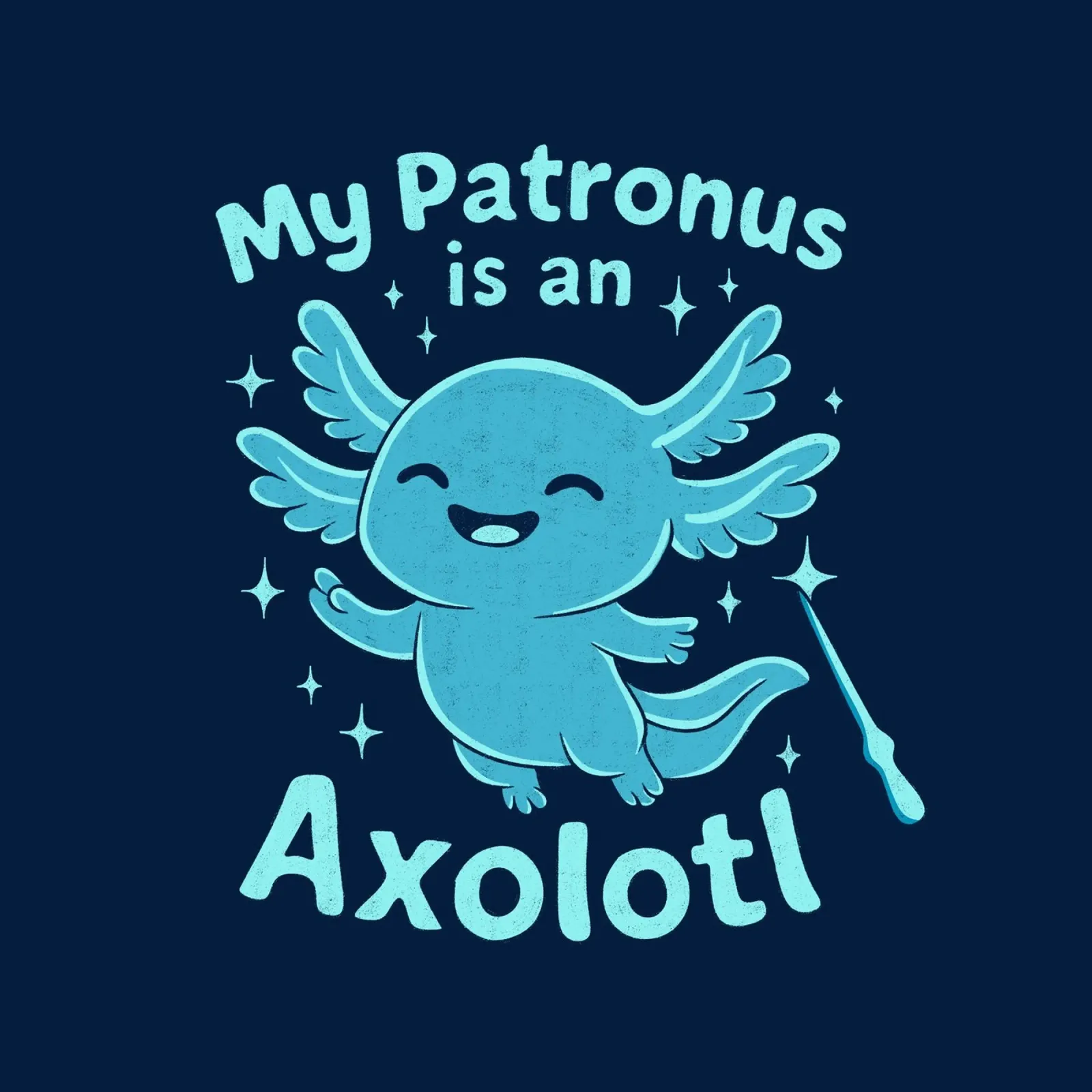 Il mio patrono è un Axolotl carta hahnemühle da Loobs