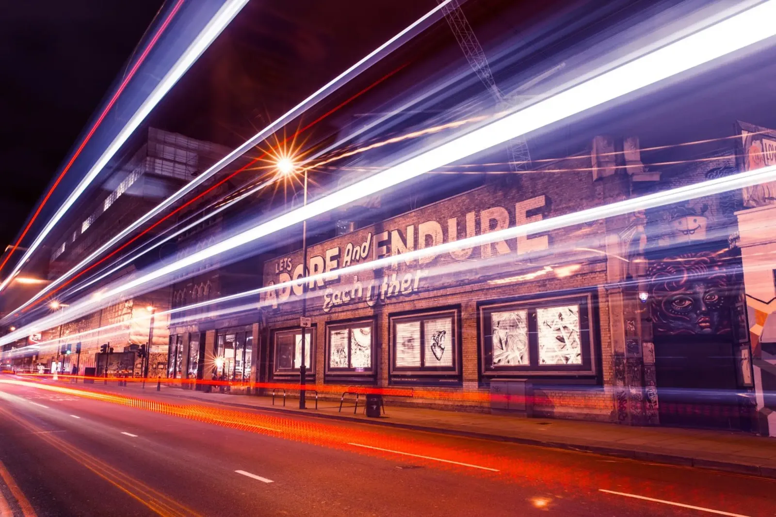 Adorare e sopportare, Londra tela con Cornice a cassetta da Wanderlust Vibes