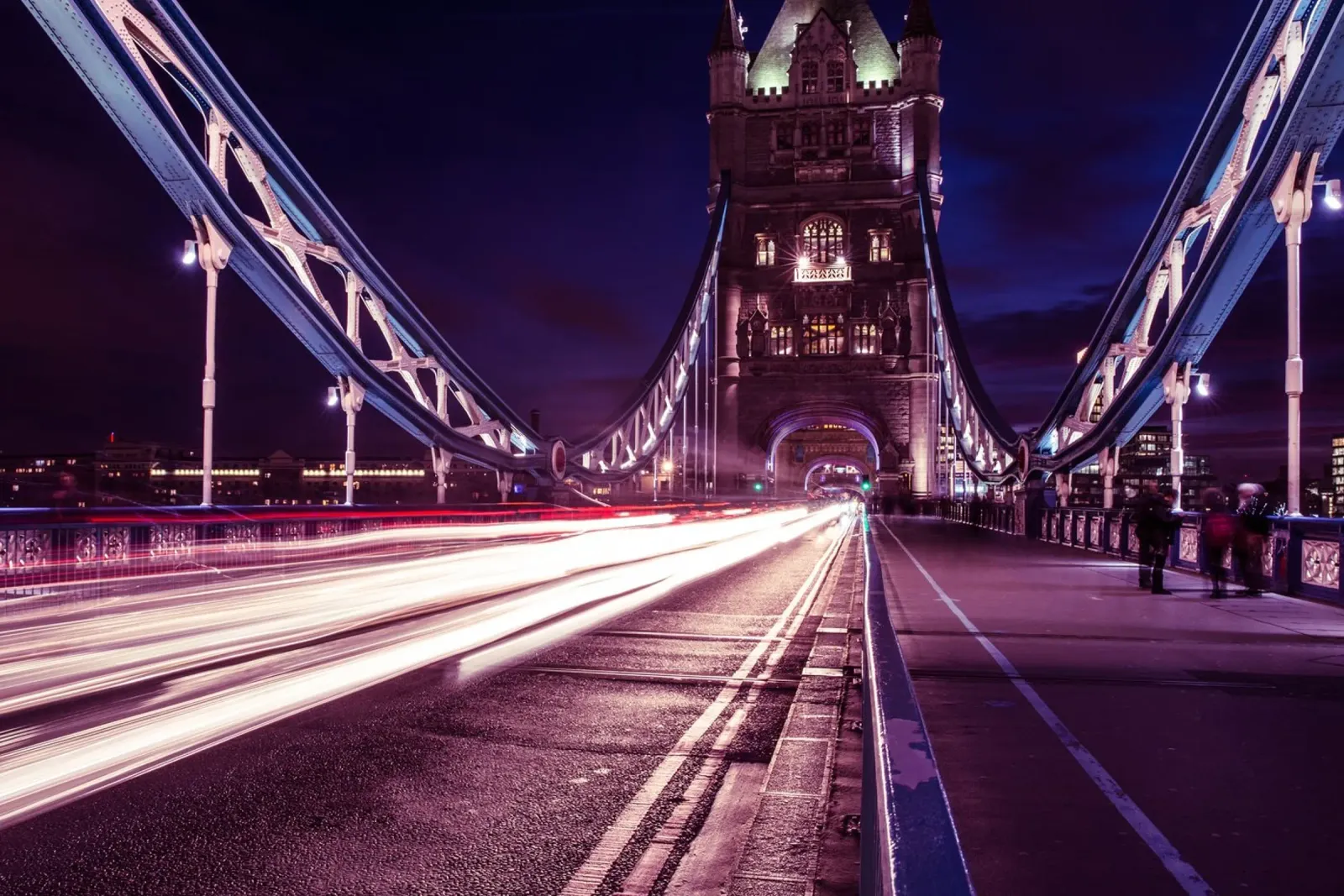 Luci del Tower Bridge, Londra carta hahnemühle da Wanderlust Vibes