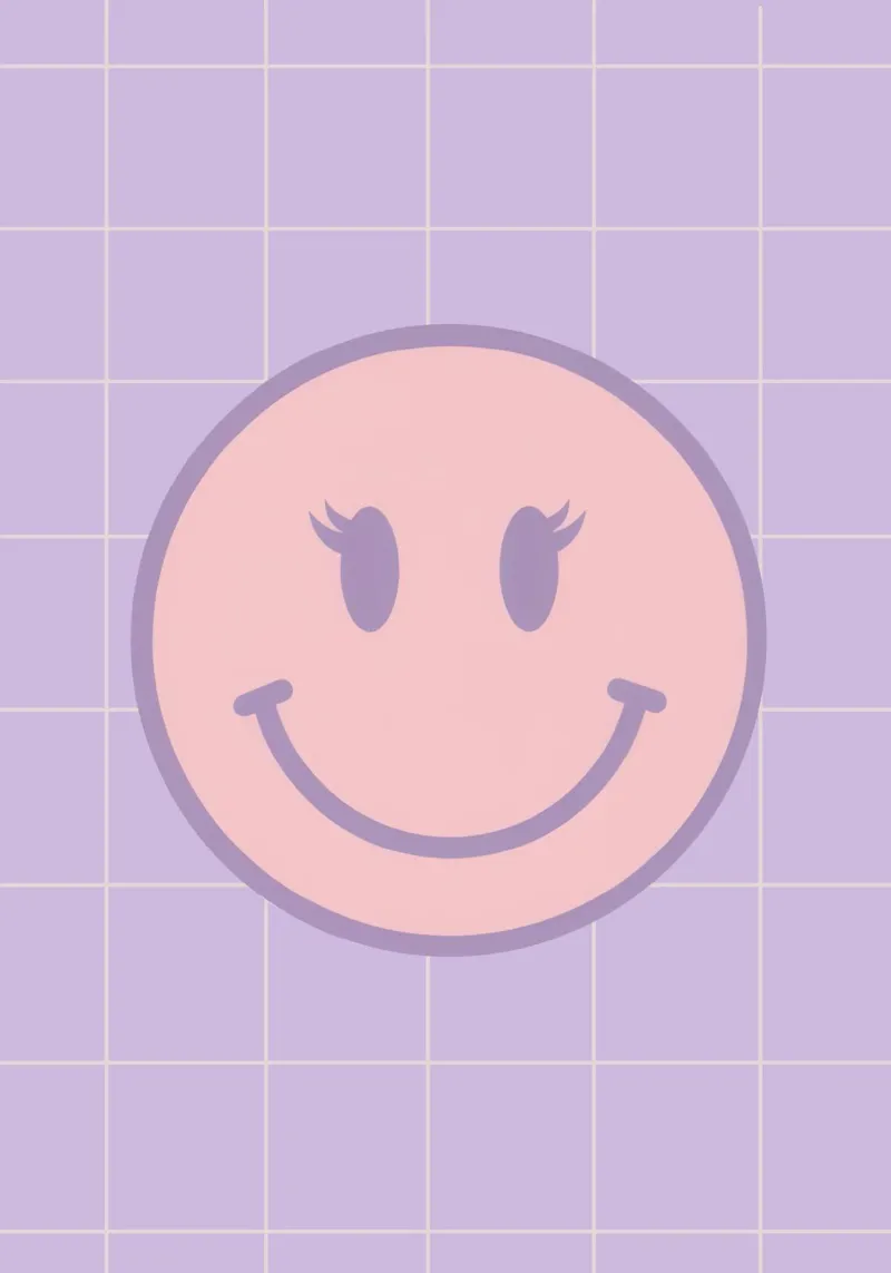 Pink Smiley Face carta hahnemühle da Attaboy Dsgn