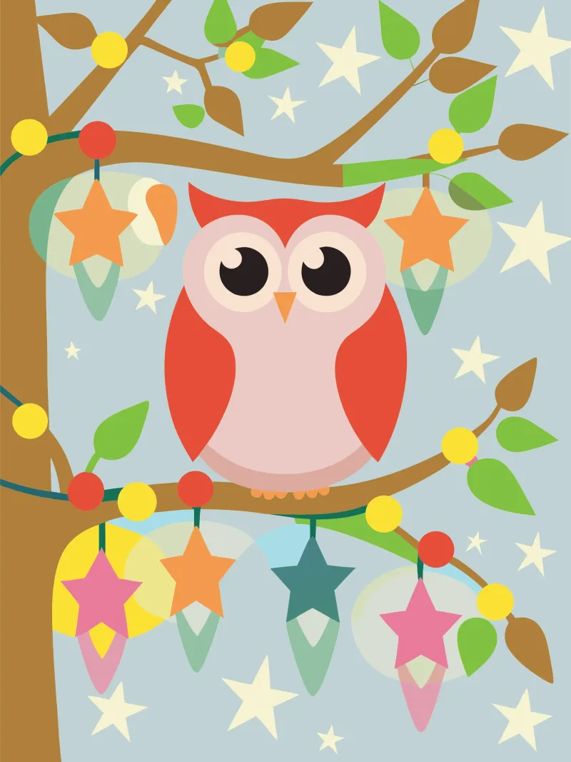 Gufo pellicola backlit da CUTE ANIMALS