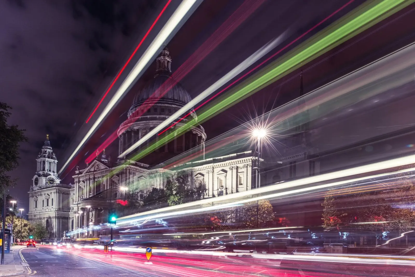 Momentum at St. Paul’s, London poster with aluminum frame by Wanderlust Vibes