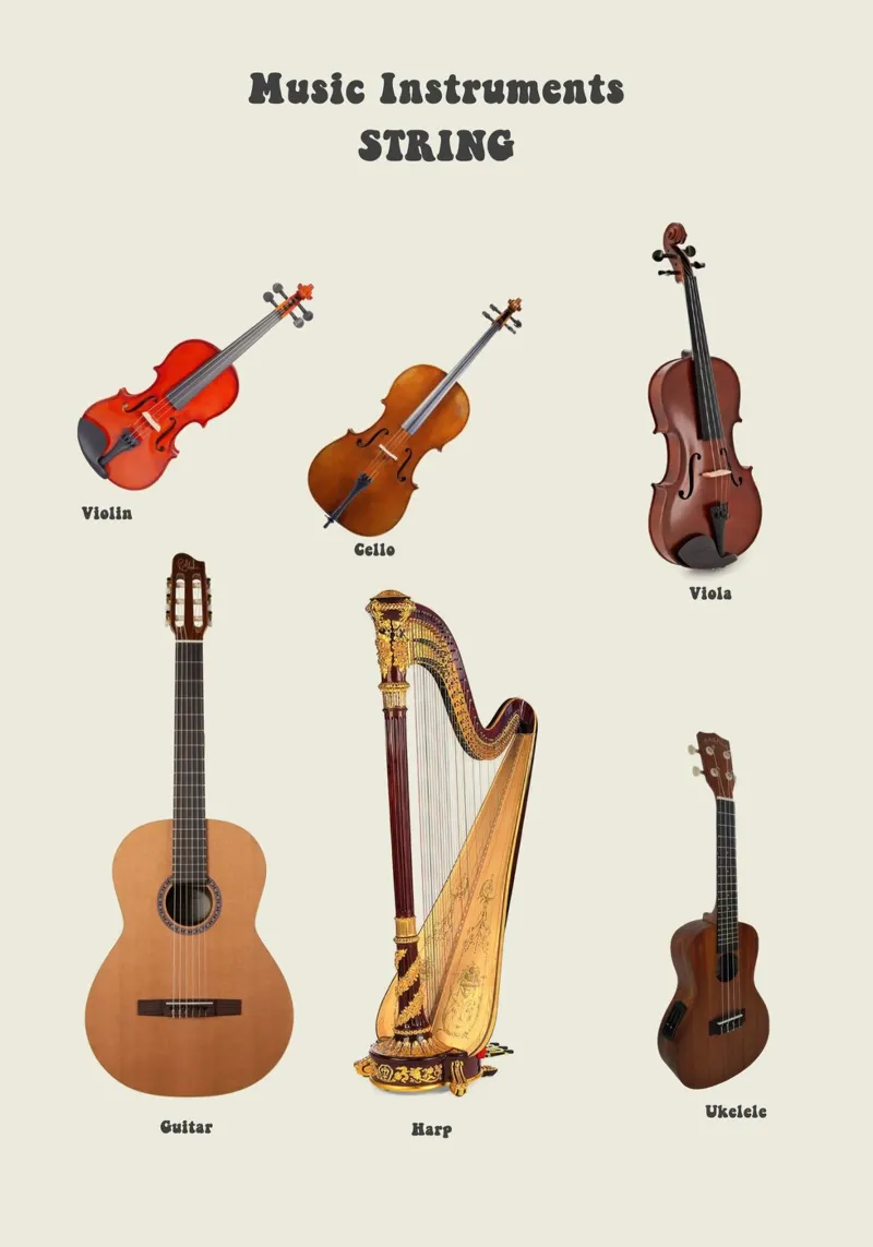 String Instruments Guitar Violin pellicola backlit da Attaboy Dsgn