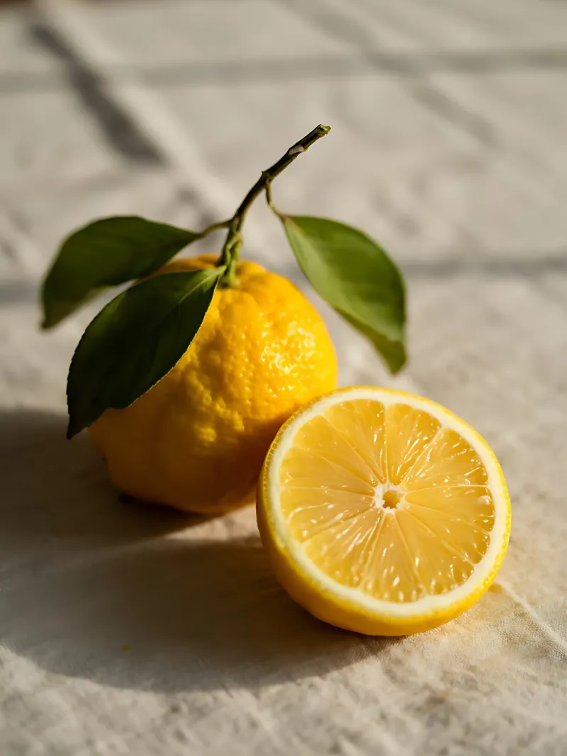 Limone fresco alla luce del mattino carta hahnemühle da Casa Limon