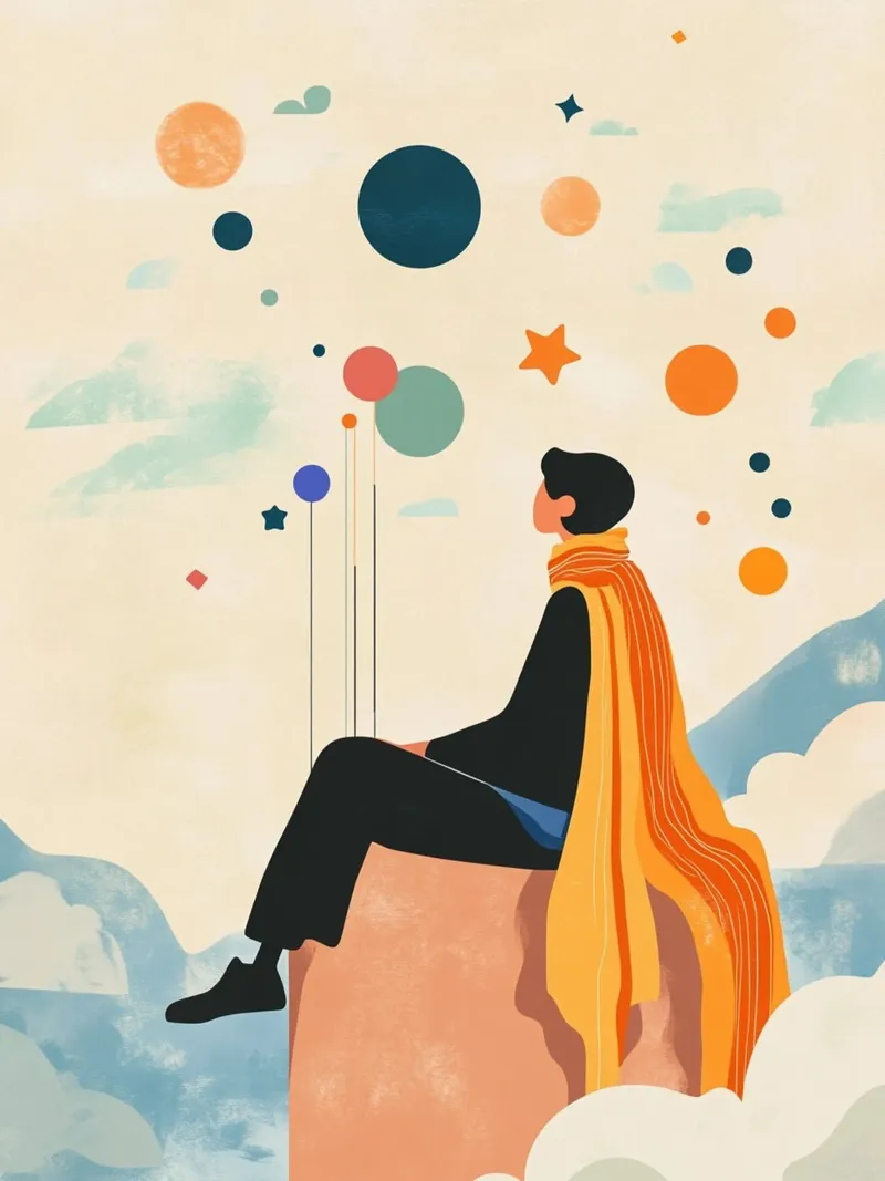 The Little Prince Grew Up carta hahnemühle da wonderfolk