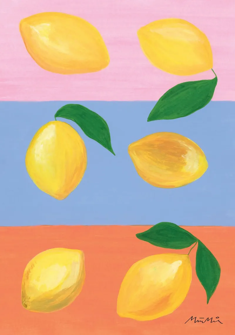limoni frutta pellicola backlit da Oscar Shaw
