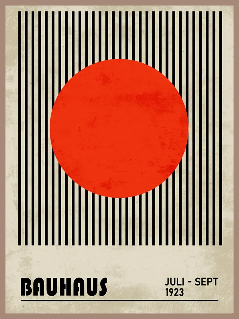 Manifesto della mostra Bauhaus, 1923 pellicola backlit da Jason Studio