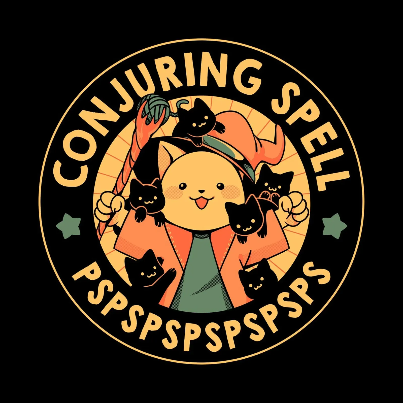 Conjuring Spell Pspsps alluminio dibond da Tobe Fonseca