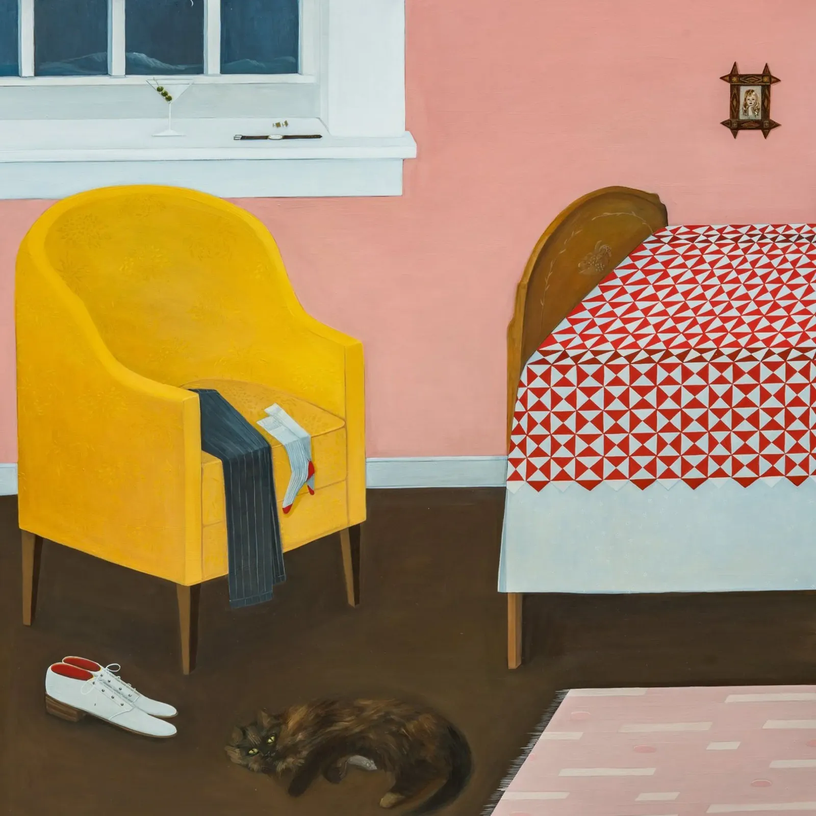 Angela Burson La balena poster con telaio in plastica da Seilerprints