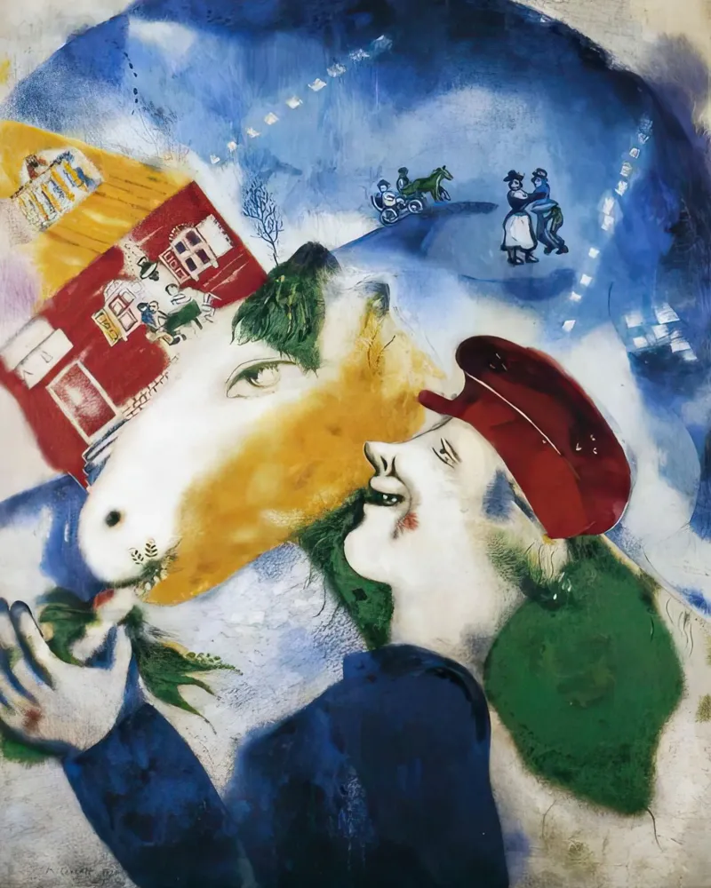 Marc Chagall Vita contadina carta hahnemühle da MC Exhebition